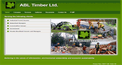 Desktop Screenshot of abltimber.com